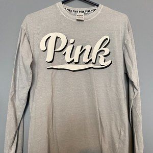 VS PINK Campus Long Sleeve Tee
